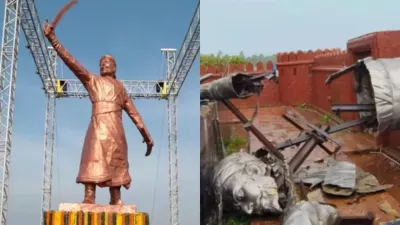शिवाजी की प्रतिमा गिरने के मामले में पहली गिरफ्तारी: कंसल्टेंट को कोल्हापुर से किया गया गिरफ्तार