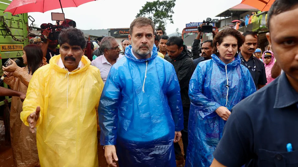 Wayanad में भूस्खलन की तबाही पर राहुल गांधी और प्रियंका गांधी का दौरा