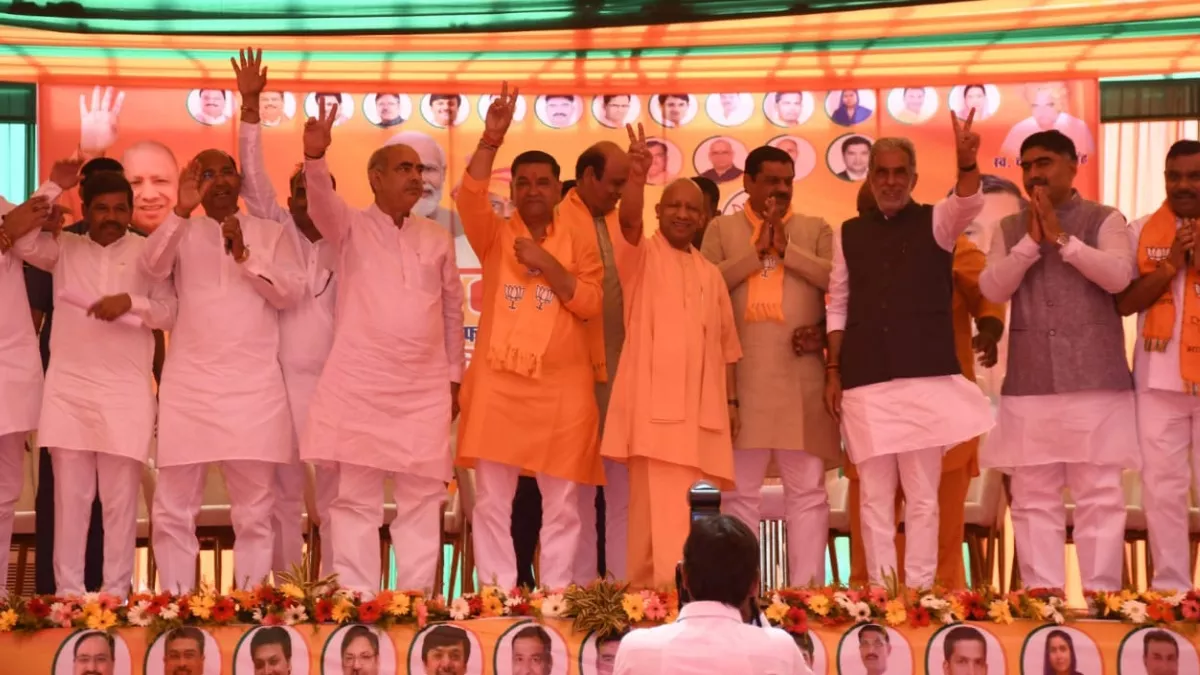 फरीदाबाद की रैली में सीएम योगी का कांग्रेस पर हमला: राम मंदिर निर्माण में देरी का लगाया आरोप