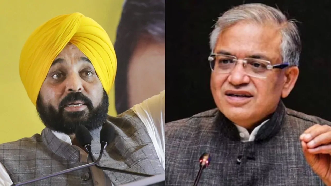 Bhagwant Mann: दिल्ली एयरपोर्ट पर दो घंटे रोके जाने पर भगवंत मान का आरोप, बोले- CEC के खिलाफ AAP के रुख का बदला